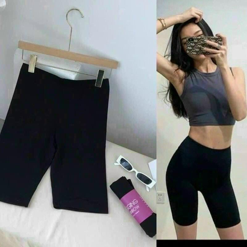 QUẦN LEGGING NGỐ  QUẦN BIKER ÔM SIÊU HOT 2021