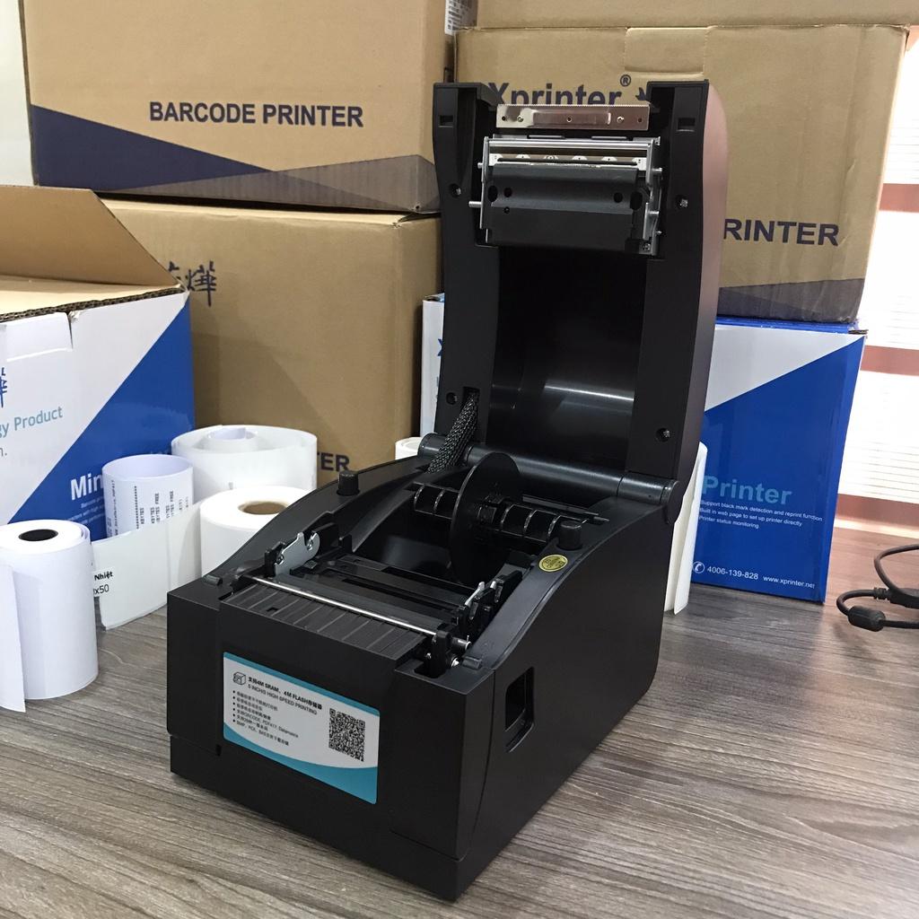 Máy in mã vạch ,máy in đơn hàng, máy in tem Xprinter XP 350BM -tốc độ in 152mm/s-