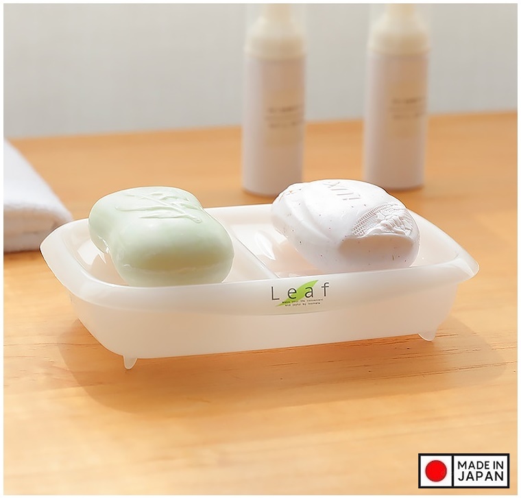 Giá để xà phòng 2 ngăn nội địa Nhật Bản