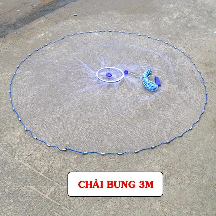 Chài lưới đánh cá 3m
