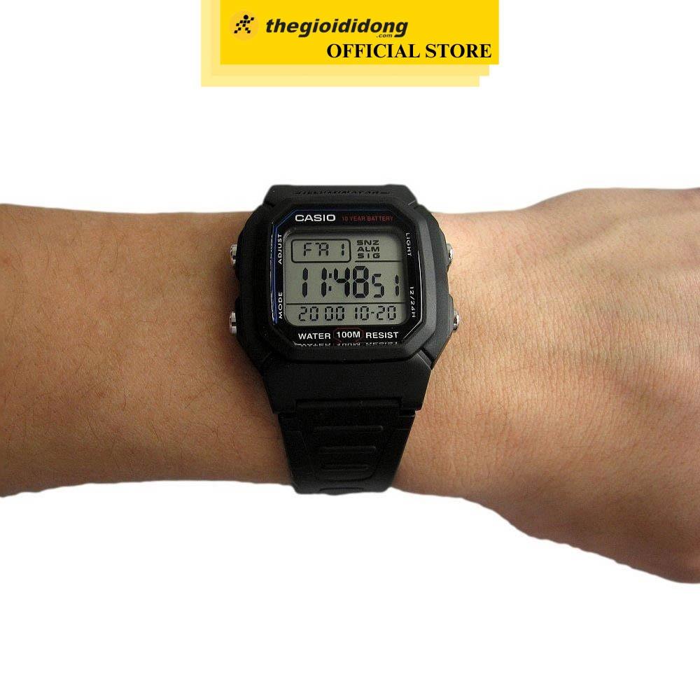 Đồng hồ Nam Casio W-800H-1AVDF - Hàng Chính Hãng