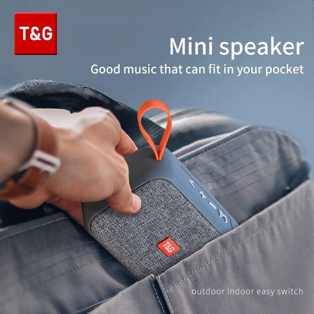 Loa TG506 Loa thanh không dây mini di động Bluetooth 5.0 Loa HIFI ngoài trời trong nhà Hỗ trợ thẻ TF Đài FM Chống nước Màu sắc: Đen