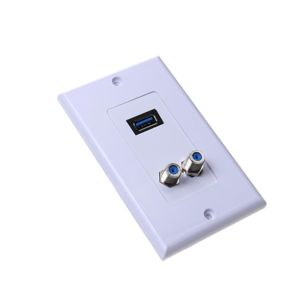 VGA Component Composite Audio Video Wall Face Plate Panel