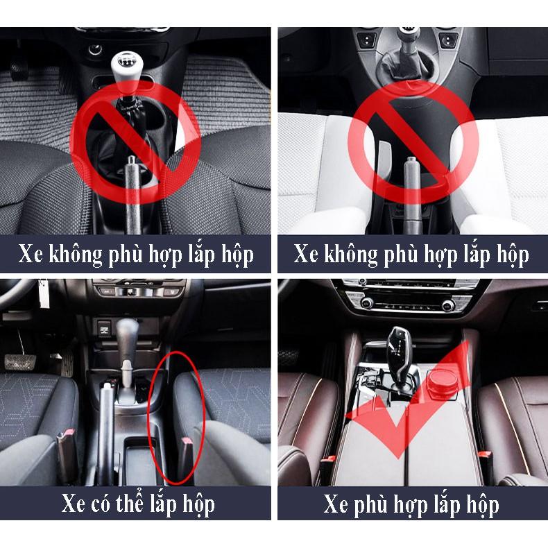 02 khay để đồ khe ghế xe ô tô