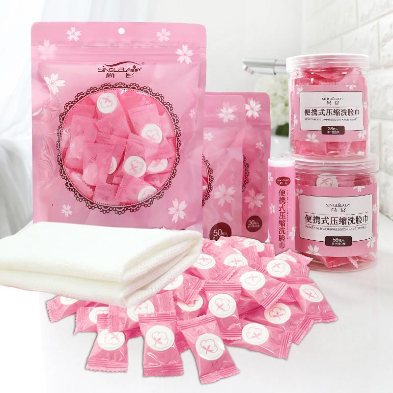 Khăn nén du lịch cotton đa năng set 12, 50, 56, 100 viên