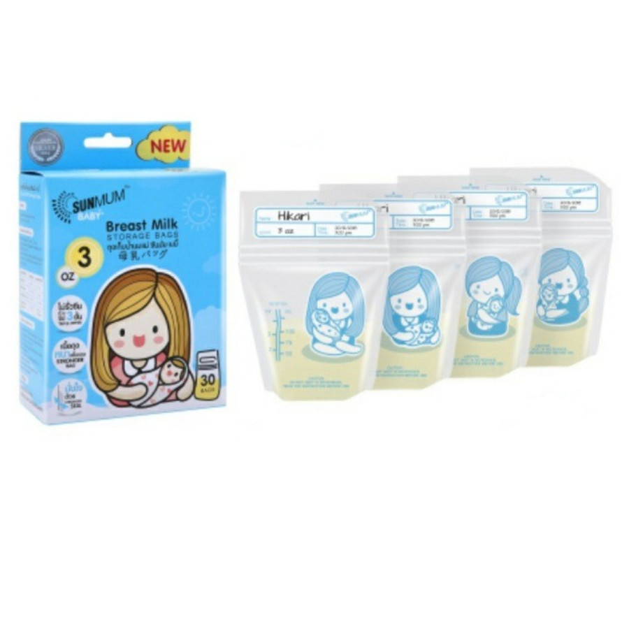 Combo máy hút sữa bằng tay Fatzbaby (Handy1/Handy 2/Handy3/Handy4/Breastfit) + hộp 30 túi trữ sữa sunmum 100ml