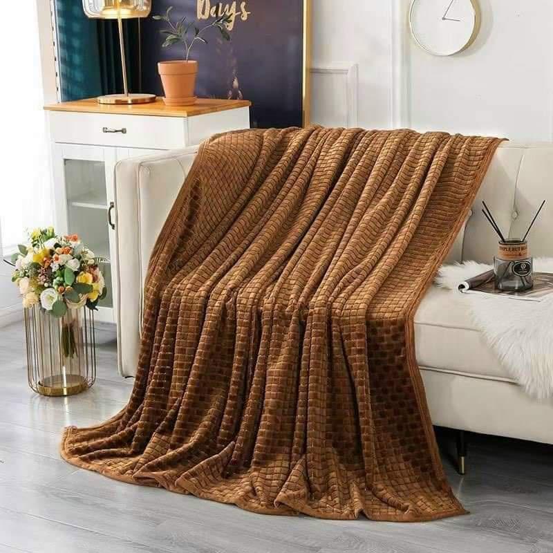 Chăn hè thu họa tiết ô vuông