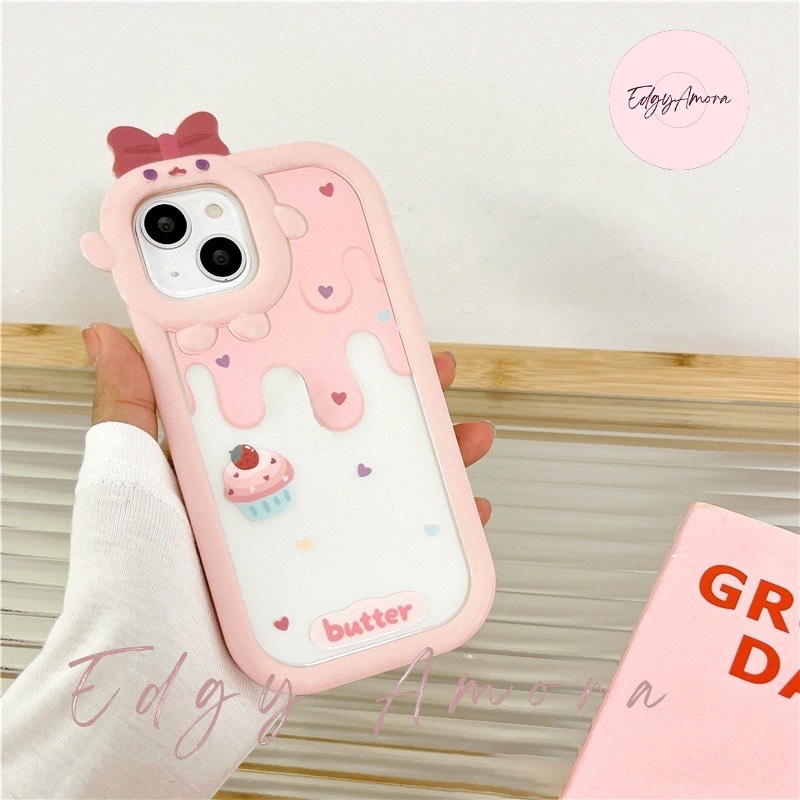 Ốp lưng Iphone chống sốc họa tiết bánh butter dâu dành cho Iphone 11 / Phone 11 Pro / Iphone 11 Pro Max / Iphone 12 / Iphone 12 Pro / Iphone 12 Pro Max / Iphone 13 / Iphone 13 Pro / IPhone 13 Pro Max / Iphone 14/ Iphone 14 Pro / Iphone 14 Pro Max