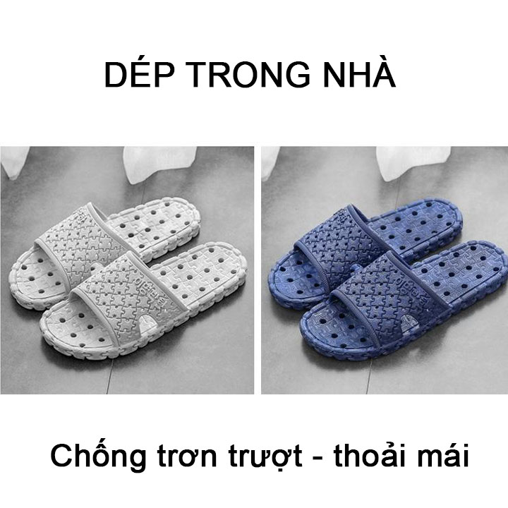 Hình ảnh Dép đi nhà tắm, trong nhà chống trơn kiểu mới Hàn Quốc ghép hình