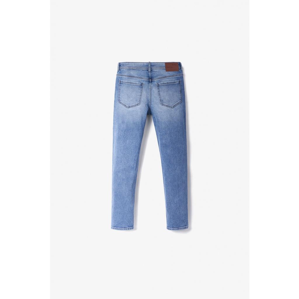 QUẦN JEAN TRƠN PREMIUM FORM SLIM - 10F22DPA024 | LASTORE MENSWEAR