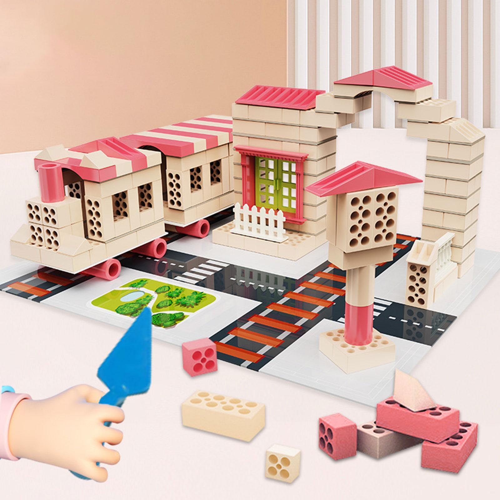 Building Bricks Kits Pile up Brick Creative for Boy Girl Toddlers