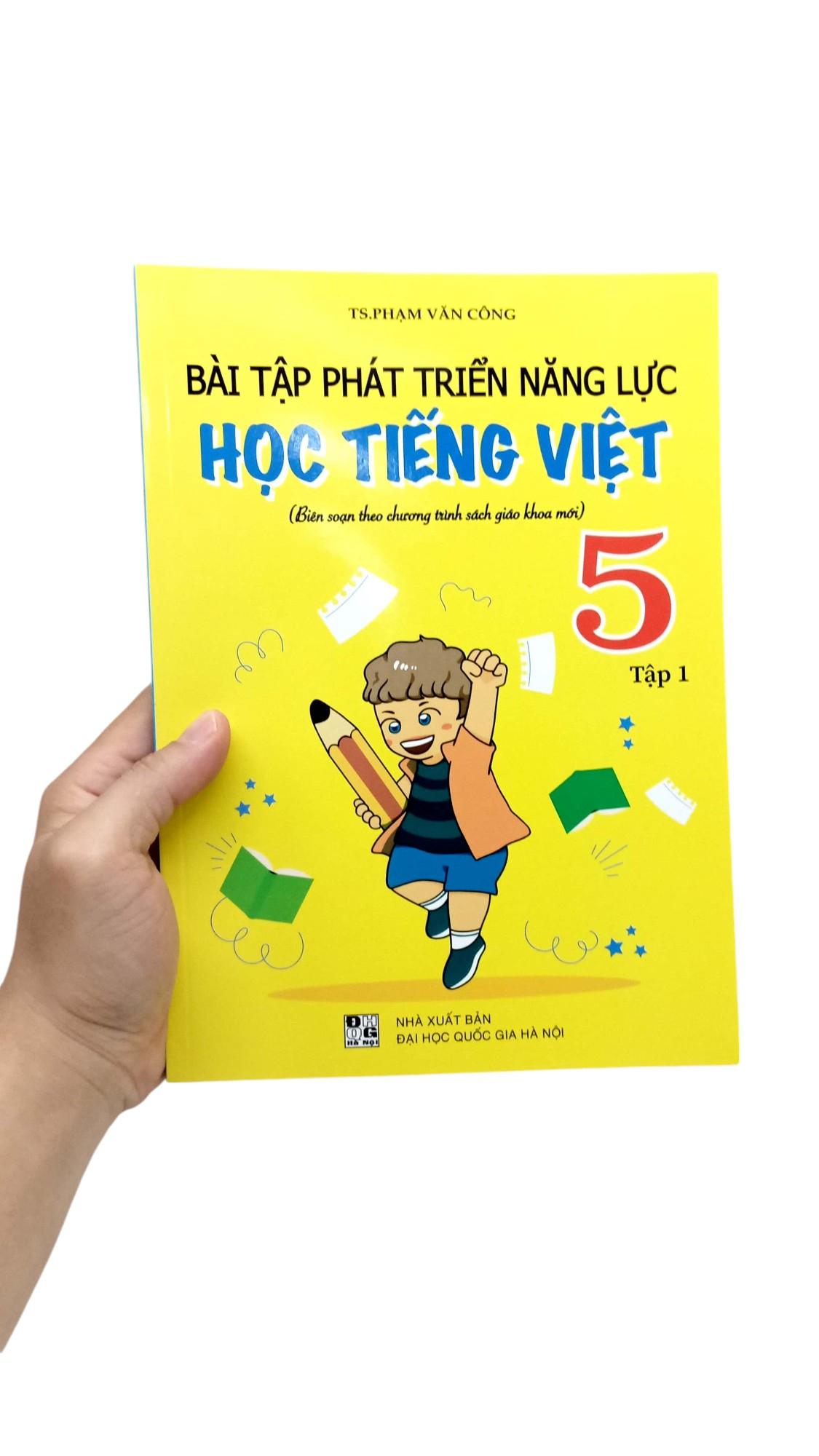 Sách - Bài Tập Phát Triển Năng Lực Học Tiếng Việt 5 - Tập 1