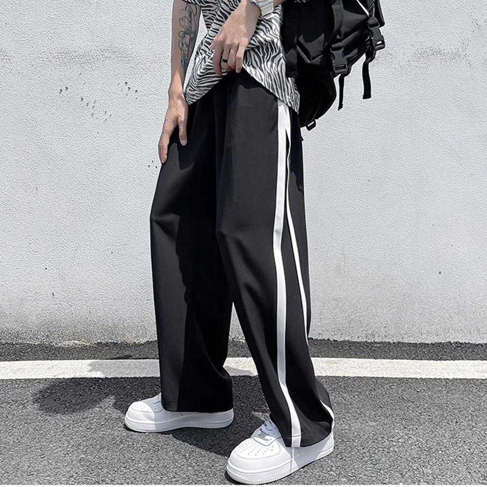 Quần Jogger Quần Culottes Ống Rộng Phối Viền Sọc STYLE MARVEN - JOGGER NAM 001C2