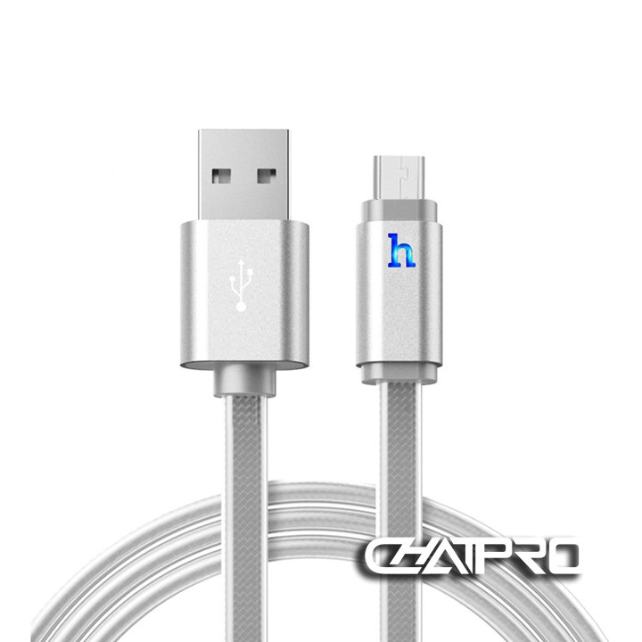 Cáp Sạc Hoco Upl12 120Cm Cổng Micro USB - Hàng Chính Hãng