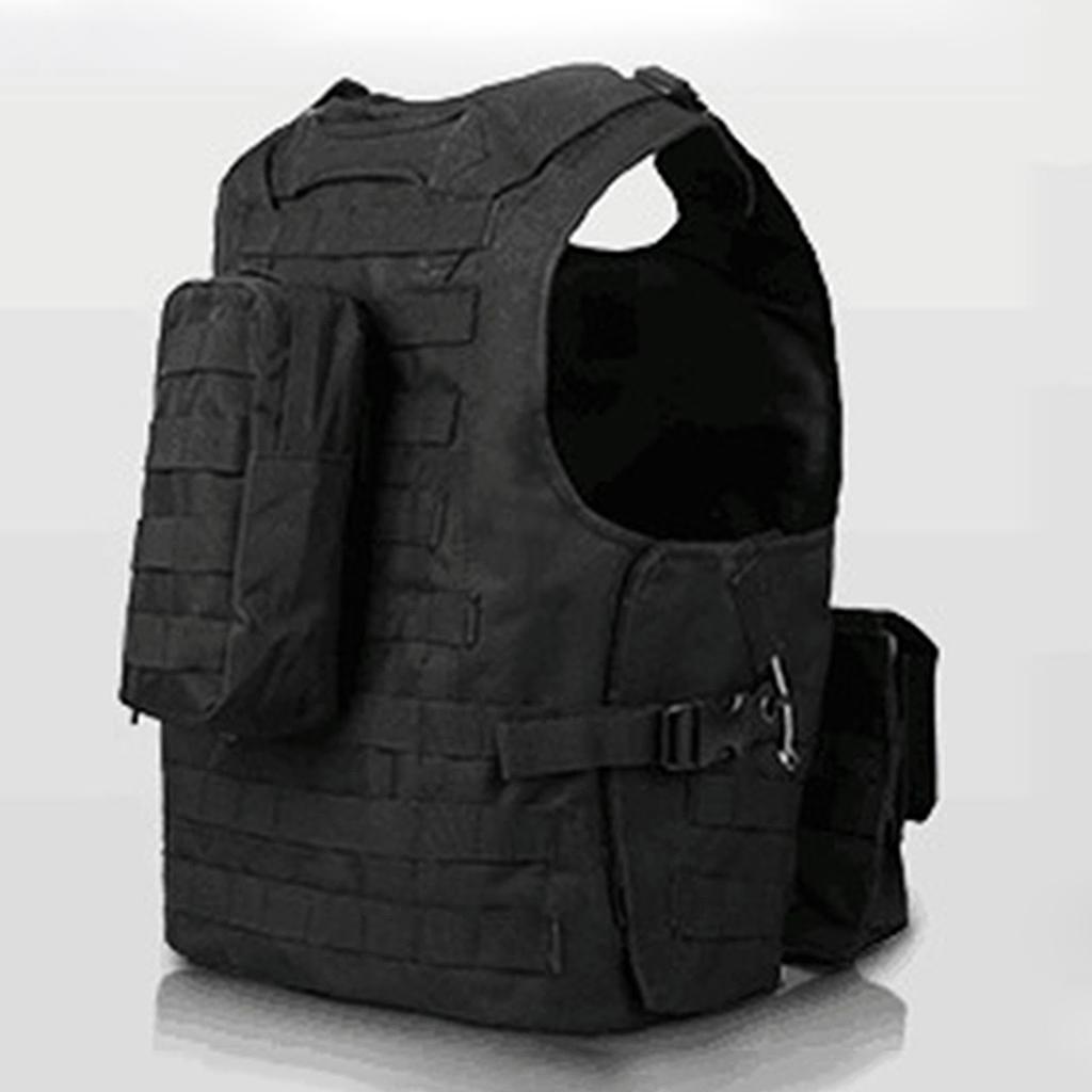 Tactical Military Vest Airsoft Molle Combat Hunting CS Game Vest Black