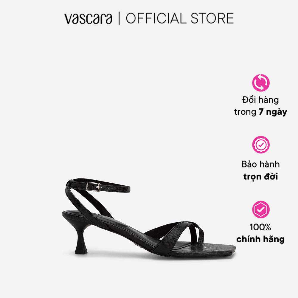 Vascara Sandal Gót Nhọn Vân Kì Đà - SDN 0739