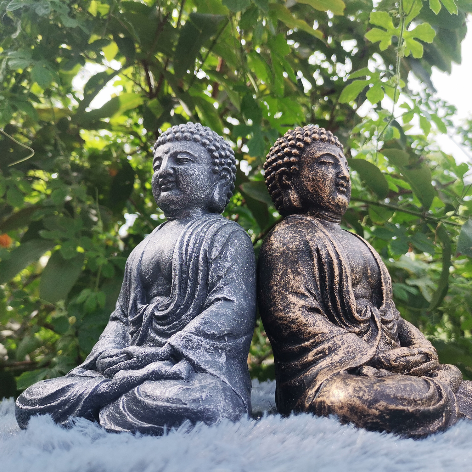 Tượng Phật Thích ca 16,5cm phong thủy thờ cúng trang trí hồ cá, thuỷ sinh, tiểu cảnh, bán cạn, terrarium