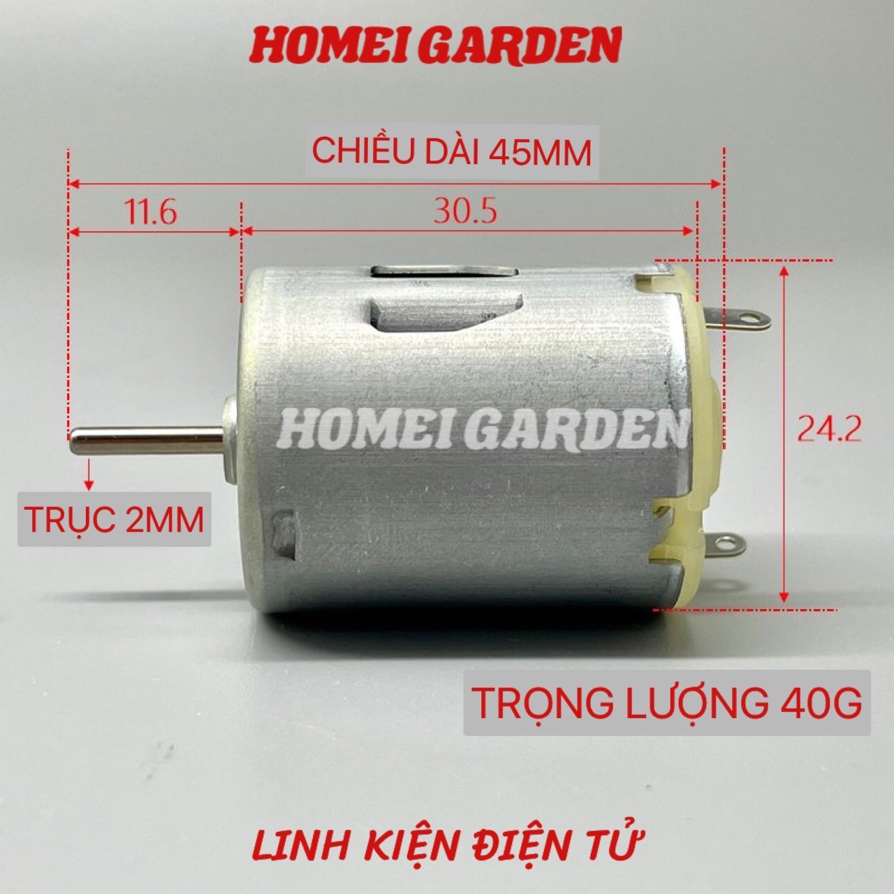 Motor 280 3V - 6V mới 100% có chổi than chất lượng cao 3820 - 7889 RPM - HM0112