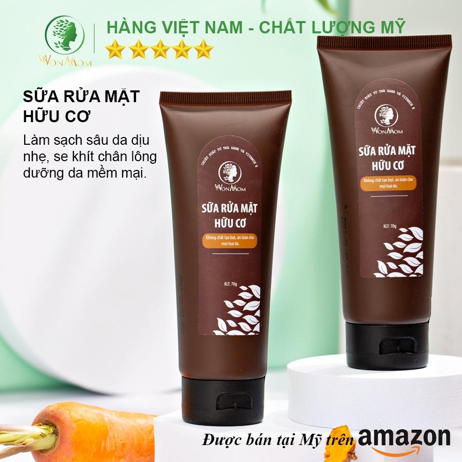 Bộ đánh bay mụn cứng đầu chuyên sâu Wonmom ( 1 sữa rửa mặt + 1 serum mụn + 1 kem cấp ẩm )