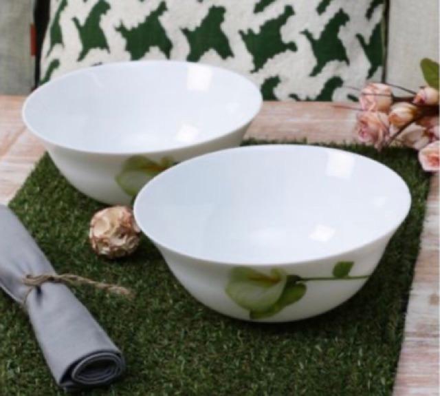 Bộ chén đĩa thủy tinh Diva Ivory I.B 10 món