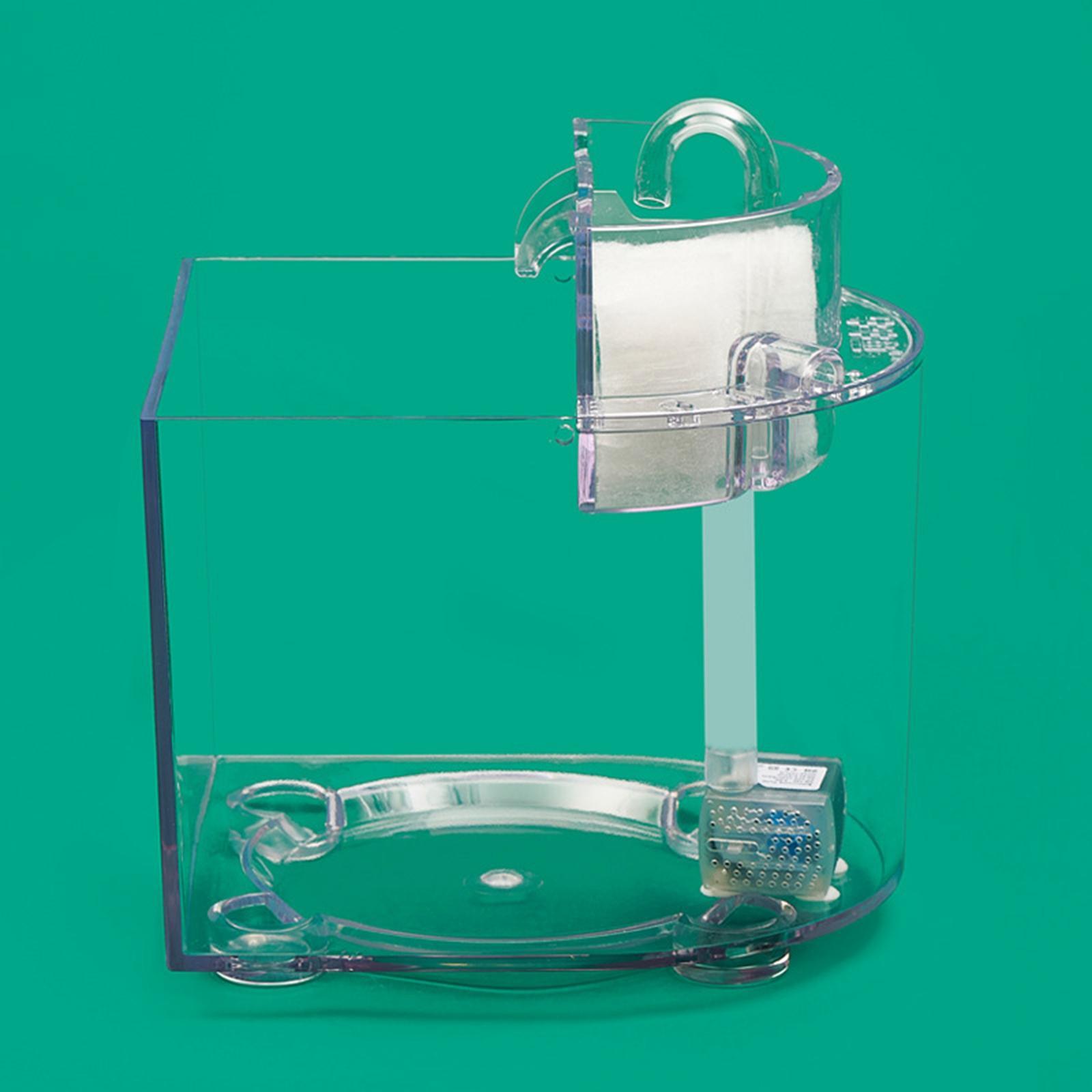 Desktop Aquarium with Water Filtration Quiet Air Pump