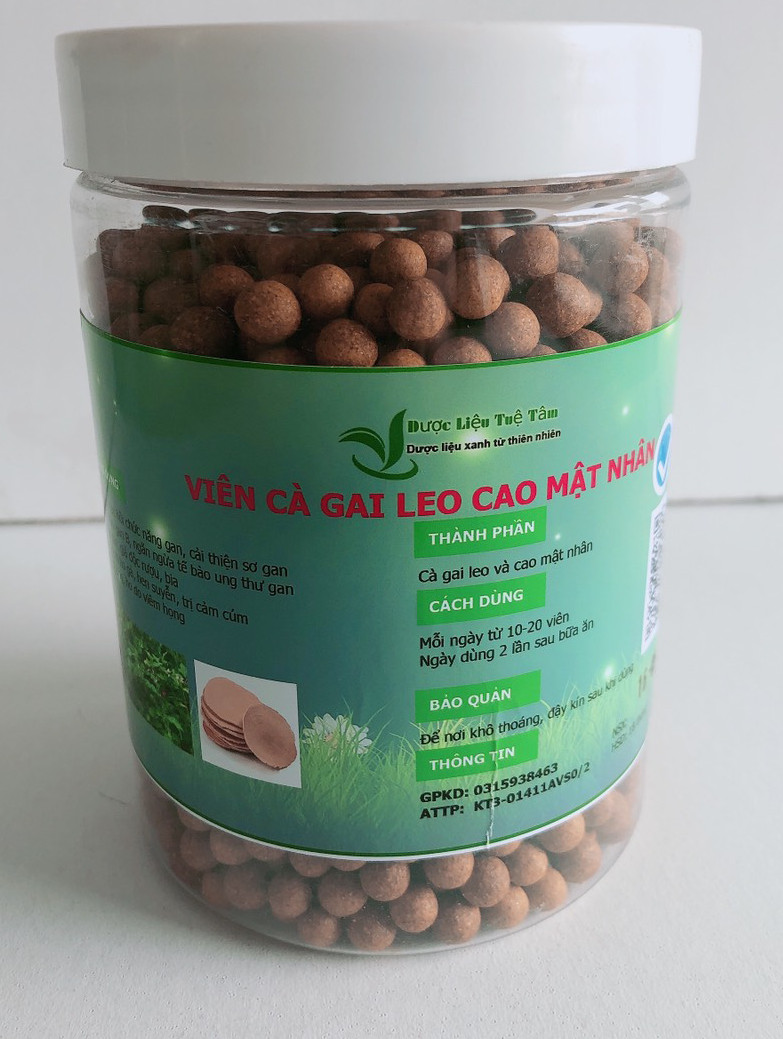 Viên cà gai leo cao mật nhân - Hủ 400g