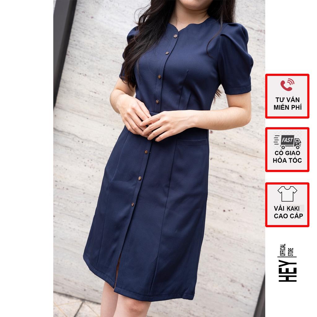 Váy Cổ Tròn Body , Đầm Công Sở Ôm Dáng Hàn Quốc Sang Trọng Đủ SIZE- Mã V41 - HEYOFFICAL