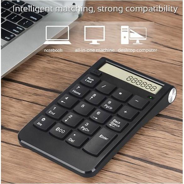 Bàn phím máy tính Number Pad Wireless LCD Mac windows - HanruiOffical