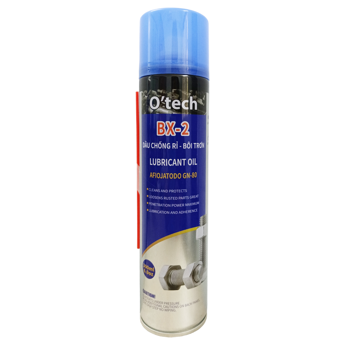 Bình xịt BX-2 Dầu Chống Rỉ Sét - Bôi Trơn đa năng O’tech Lubricant Oil