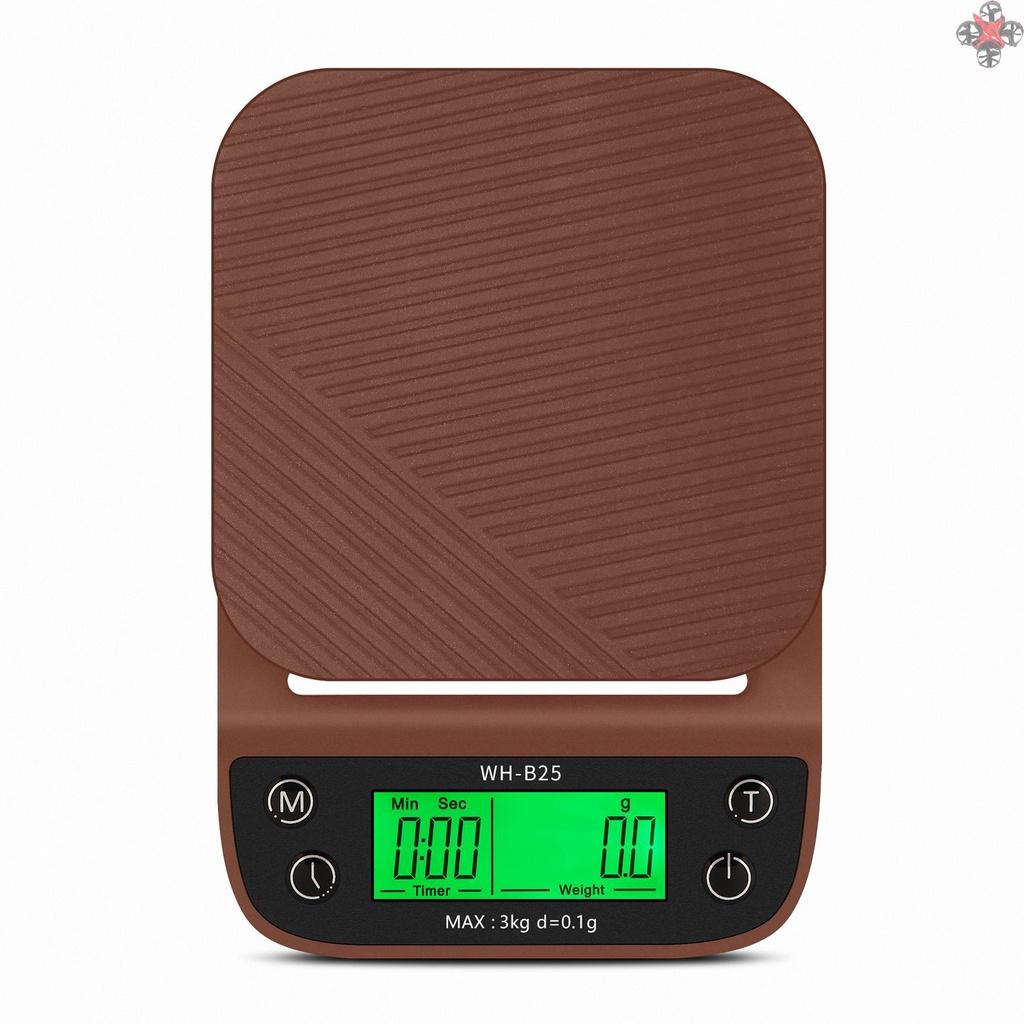 Cân Điện Tử Màn Hình Lcd Wh-B25 Độ Phân Giải Cao Có Đèn Led Nền Xanh Lá Hiển Thị Nhiệt Độ Cao Chống Thấm Nước