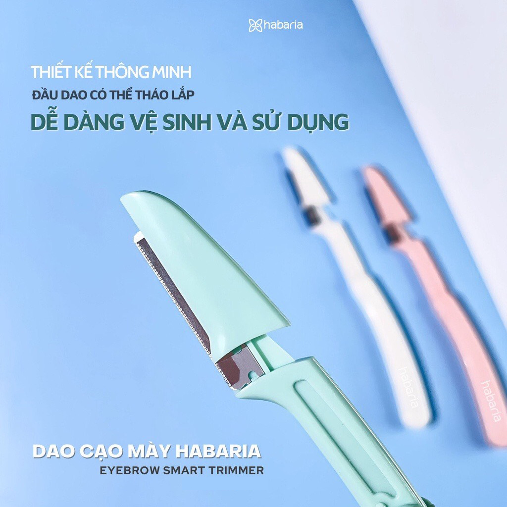 Combo 3 Dao cạo lông mày Habaria Eyebrow Smart Trimmer