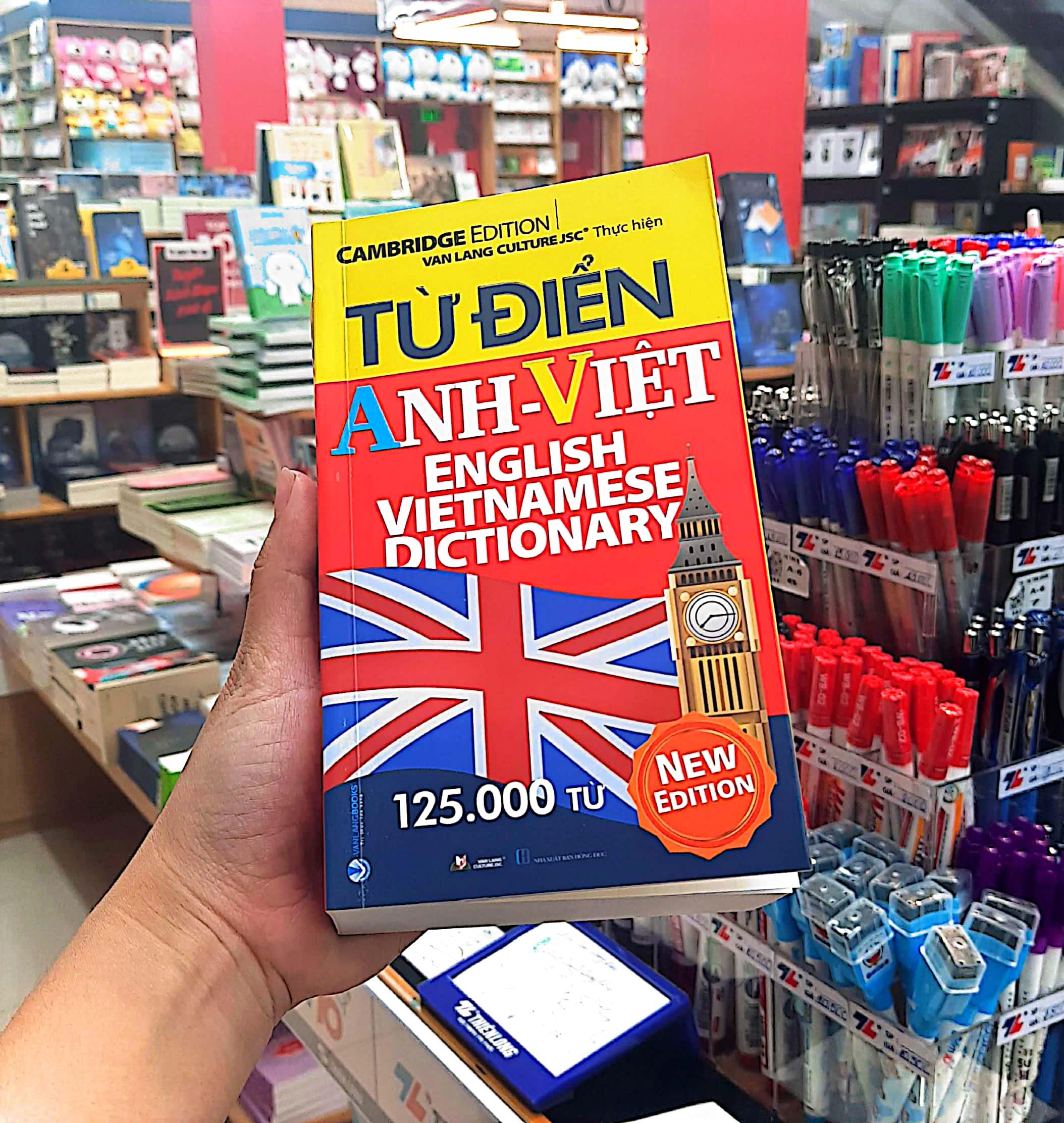 Từ Điển Anh-Việt 125.000 Từ (Tái Bản 2024)
