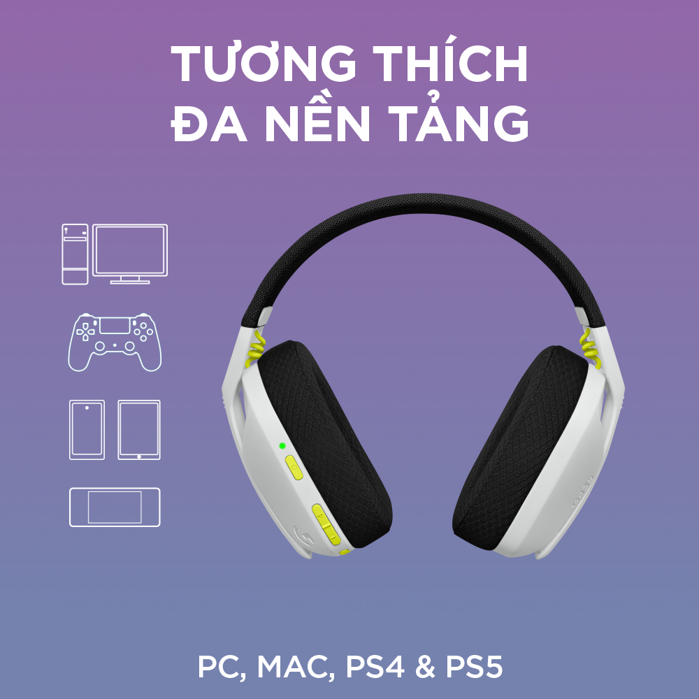 Combo Game Không Dây Logitech G: Chuột Lightspeed G304 SE và Tai nghe Bluetooth G435 SE, tương thích PC,MAC PS4 PS5, Micro kép tích hợp - Hàng Chính Hãng