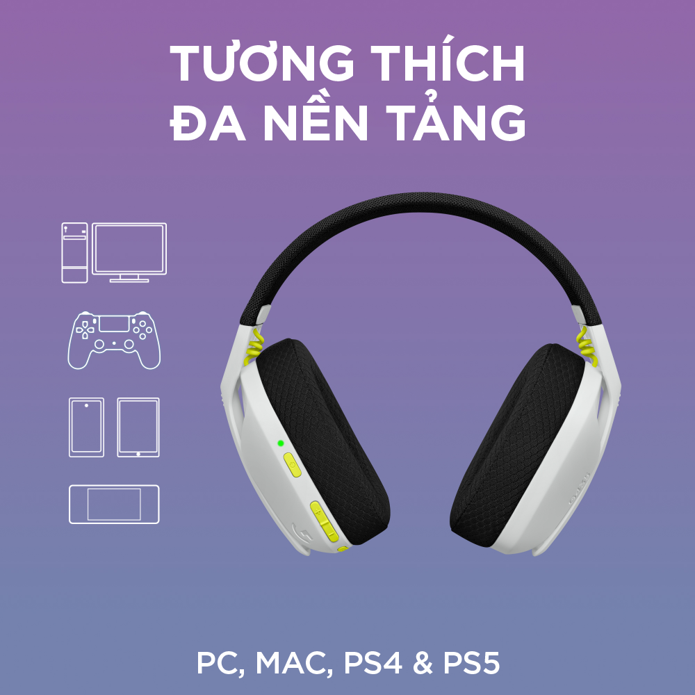 Combo Game Không Dây Logitech G: Chuột Lightspeed G304 SE và Tai nghe Bluetooth G435 SE, tương thích PC,MAC PS4 PS5, Micro kép tích hợp - Hàng Chính Hãng							