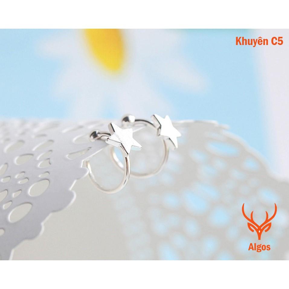 Khuyên tai nữ - Bông tai ngôi sao gài ️ ƯU ĐÃI TOÀN SHOP ️ Bạc 925 sáng bền, thiết kế tinh tế phù hợp mọi phong cách