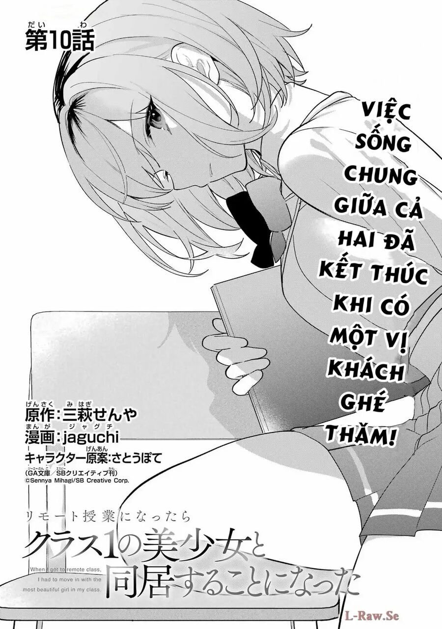 sau khi chuyển sang học online, tôi đành phải chuyển sang sống chung với cô nàng xinh đẹp nhất lớp chapter 10 2