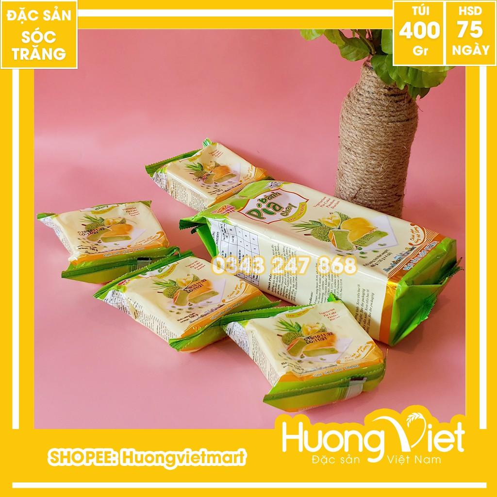 Bánh pía CHAY DỨA sầu riêng Tân Huê Viên 400g, bánh pía không trứng Tân Huê Viên Sóc Trăng