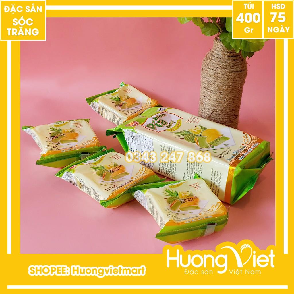 Bánh pía CHAY DỨA sầu riêng Tân Huê Viên 400g, bánh pía không trứng Tân Huê Viên Sóc Trăng 