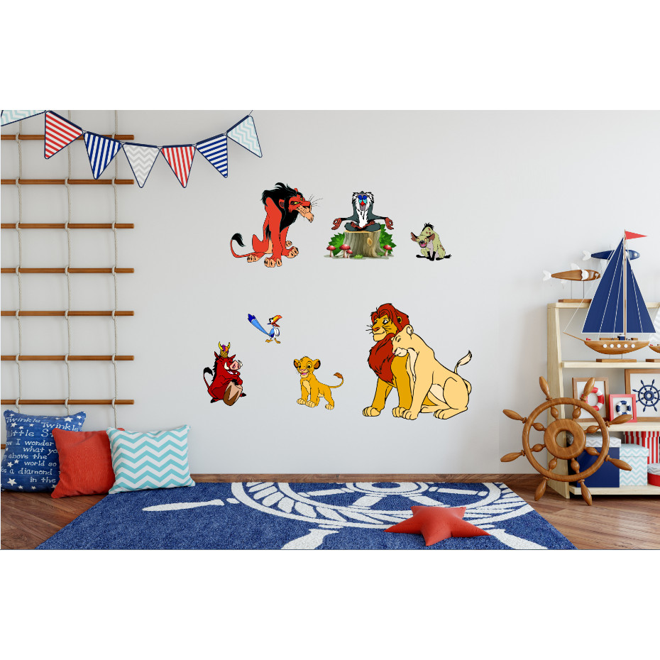 Decal trang  trí phòng bé số 28