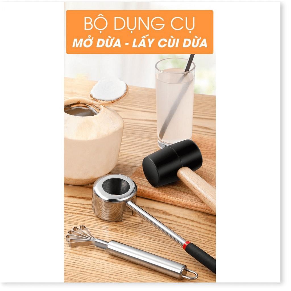 Bộ thưởng thức Dừa trọn vẹn Fullset 3pcs