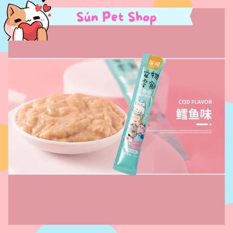 Súp thưởng cho mèo 15gr - 3 vị