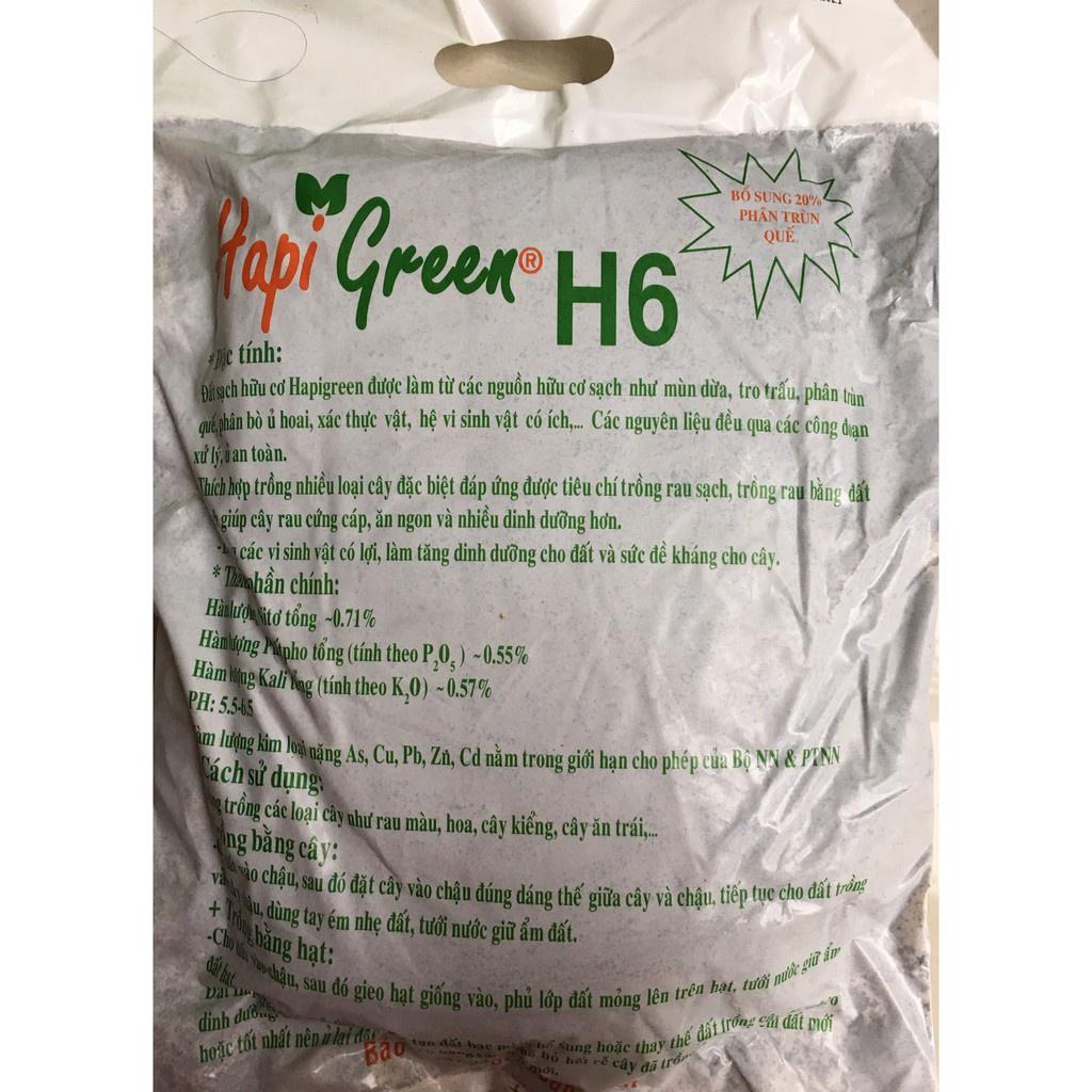 Đất Sạch Dinh Dưỡng Hữu Cơ H6 Trồng Cây 5Dm3-gói 2kg