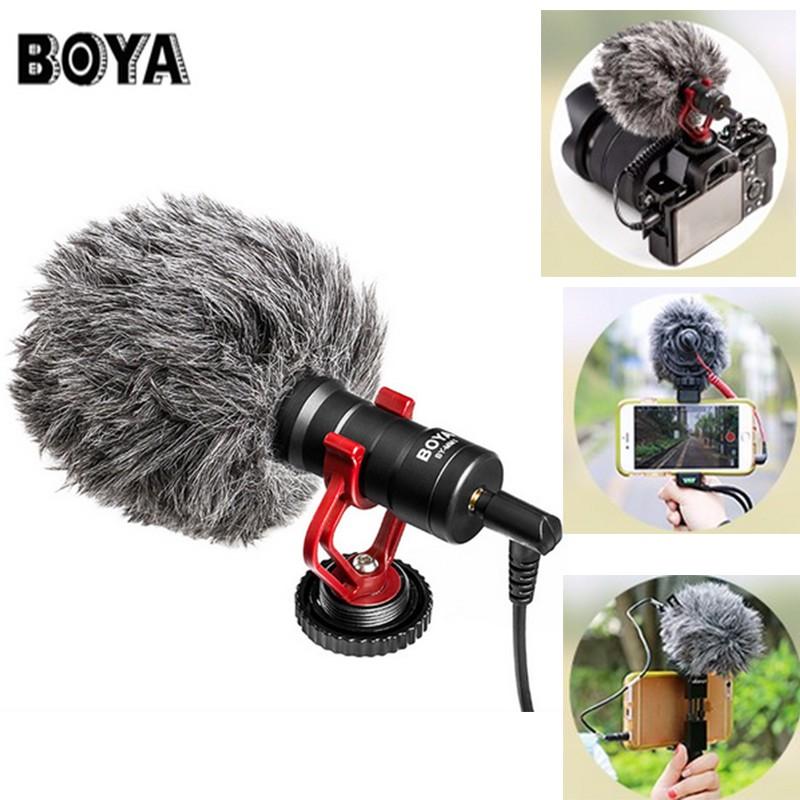 Micro thu âm cài áo Boya MM1,đa năng cardioid cho máy ảnh, máy quay, điện thoại, DSLR – Chuyên dùng thu âm, livestream