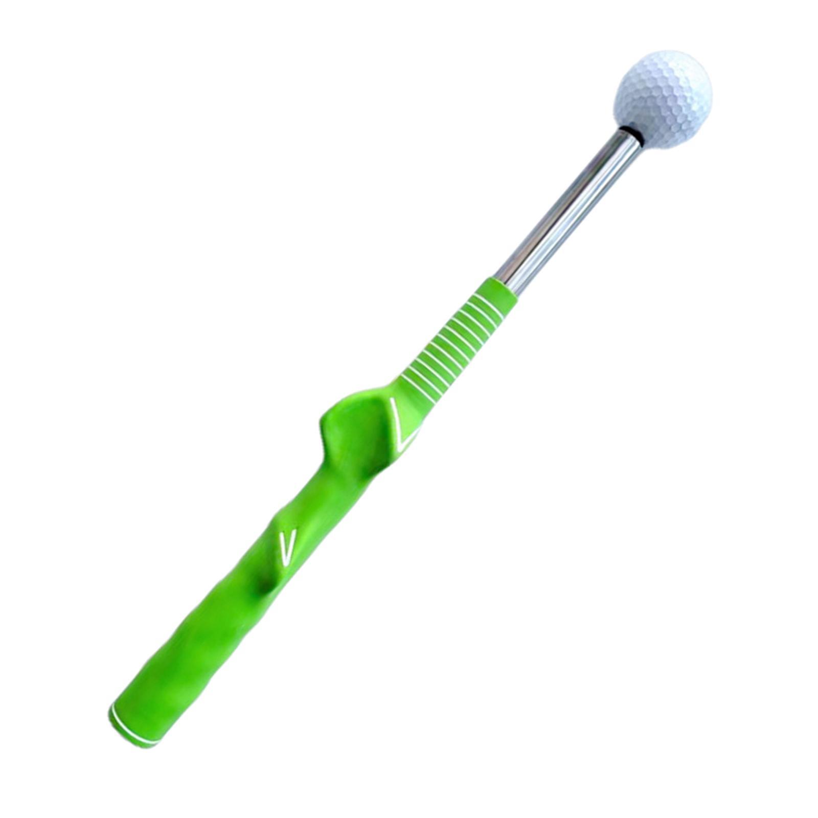 Golf Swing Trainer Aid Training Aid Position Guide Telescopic Warm up Rod Golf Practice for Exercise, Chipping, Unisex, Beginner, Indoor Outdoor