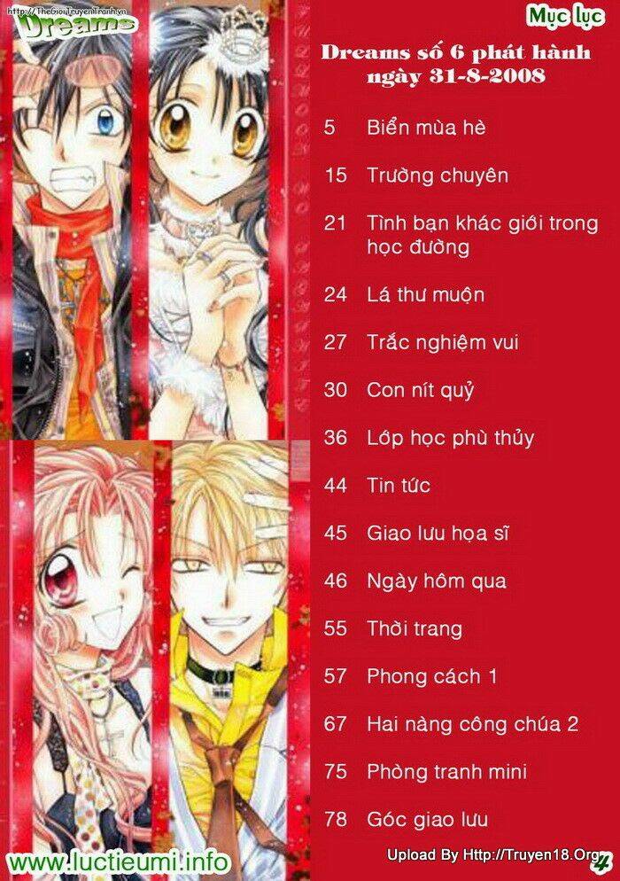 tạp chí dream chapter 6 6