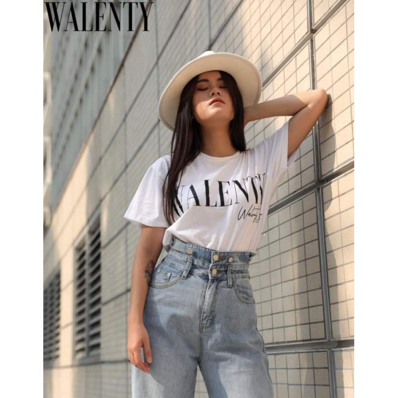 WALENTY - Quần Jeans thiết kế ống suông