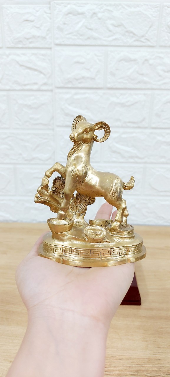 Tượng Dê Phong Thủy Bằng Đồng