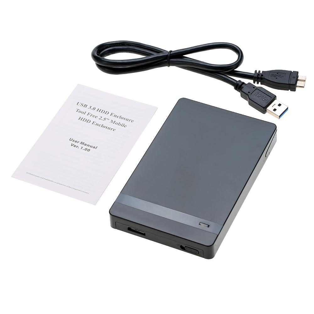 Hộp đựng SSD / HDD 6Gbps Tốc độ cao 2,5 "SATA sang USB 3.0