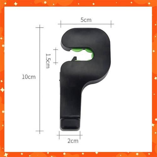 Bộ 2 móc treo đồ sau ghế ô tô chất liệu nhựa