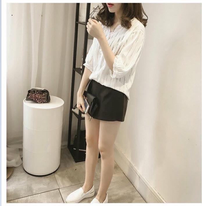 Sơ mi nữ tay lỡ xinh xắn HATI- S185